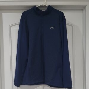 Under Armour Men's Dark Navy Quarter-Zip Performance Top